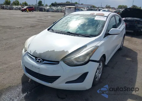 2014 Hyundai Elantra Se z USA, uszkodzony, nr VIN 5NPDH4AE1EH497890